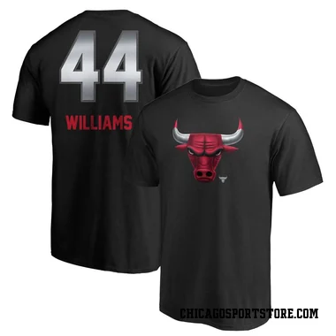 Black Men's Patrick Williams Chicago Bulls Midnight Mascot T-Shirt