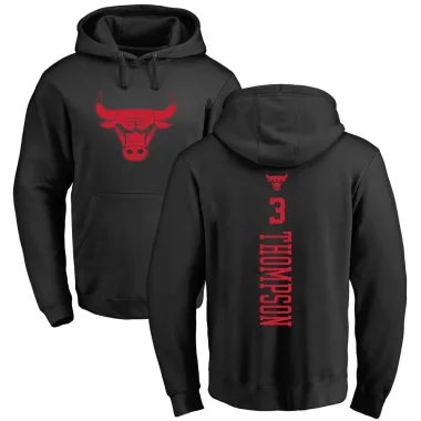Black Men's Tristan Thompson Chicago Bulls Branded One Color Backer Pullover Hoodie