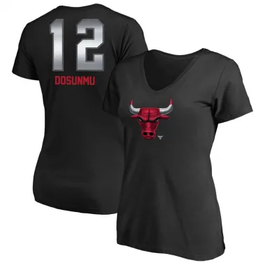 Black Women's Ayo Dosunmu Chicago Bulls Midnight Mascot T-Shirt
