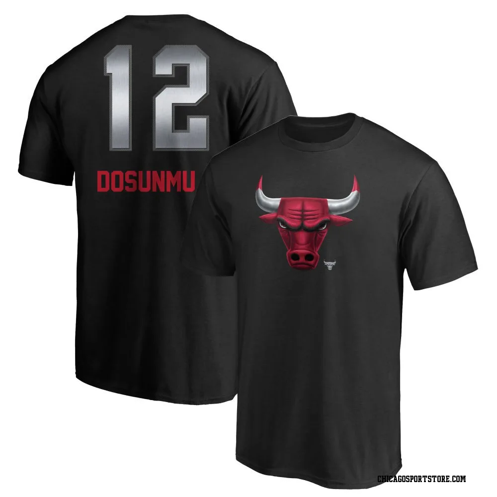 Black Youth Ayo Dosunmu Chicago Bulls Midnight Mascot T-Shirt