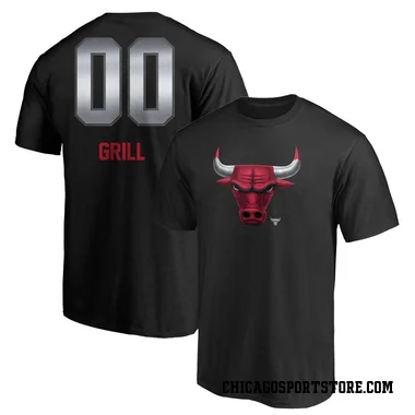 Black Youth Caleb Grill Chicago Bulls Midnight Mascot T-Shirt