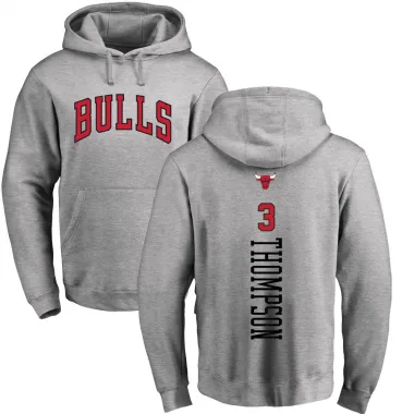 Men's Tristan Thompson Chicago Bulls Branded Ash Backer Pullover Hoodie