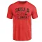 Red Men's Jalen Smith Chicago Bulls Baseline T-Shirt