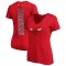 Red Women's Ayo Dosunmu Chicago Bulls Backer T-Shirt