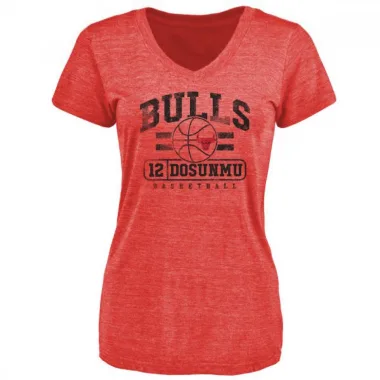 Red Women's Ayo Dosunmu Chicago Bulls Baseline T-Shirt