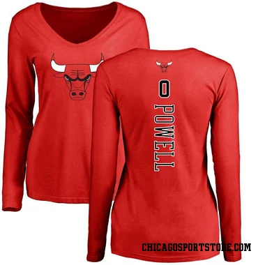 Red Women's Norman Powell Chicago Bulls Backer Long Sleeve T-Shirt