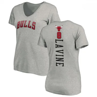 Women's Zach LaVine Chicago Bulls Ash Backer T-Shirt