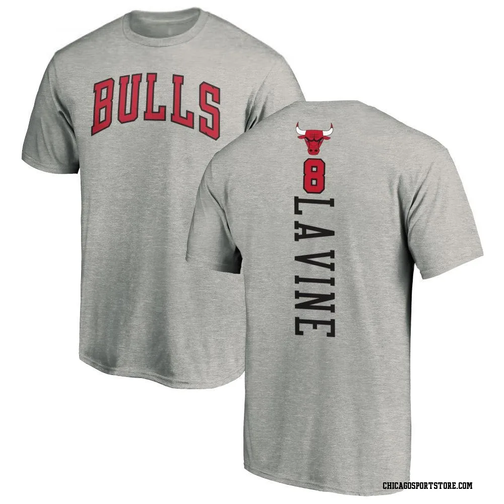 Youth Zach LaVine Chicago Bulls Ash Backer T-Shirt